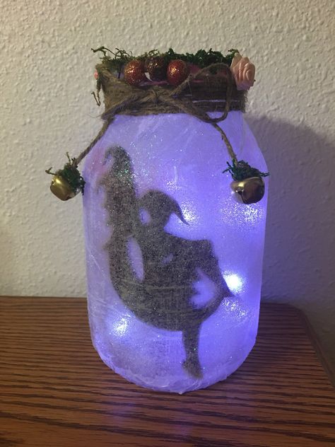 Mason Jar Art, Fairy Lantern, Fairy Silhouette, Fairy Lanterns, Fairy Jars, Jar Art, Jar Lanterns, Jar Decor, Fairy Crafts