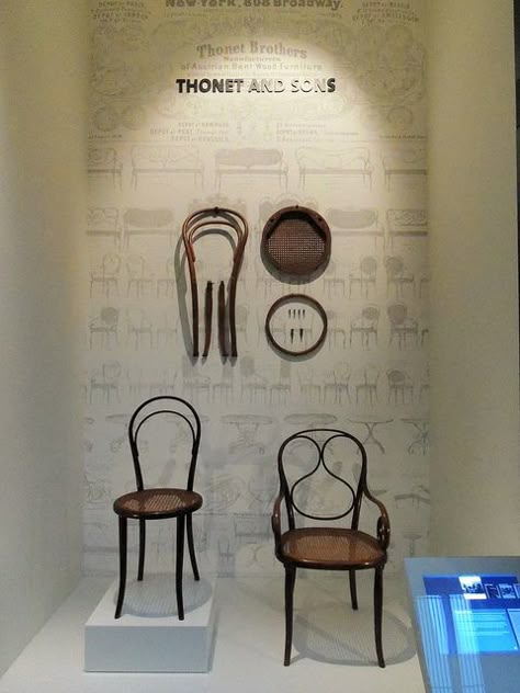 deconstructed chair In the Furniture Gallery, Victoria and Albert Museum by rosemarybeetle, via Flickr Museum Furniture, Chair Showroom, Deconstructed Chair, Fireplaces Layout, Showroom Inspiration, Gallery Furniture, Home Decor Blog, Furniture Gallery, Showroom Design