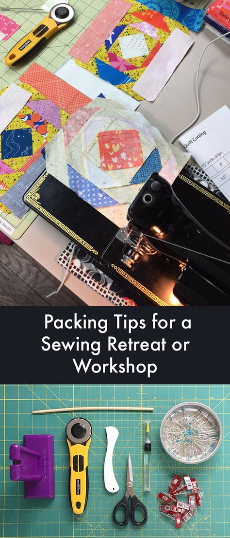 Quilting Retreat Packing List, Quilt Retreat Packing List, Travel Sewing Case, Quilt Retreat Gifts, Sewing Retreats, Craft Retreat, Retreat Gifts, Order Packing, Sewing Case