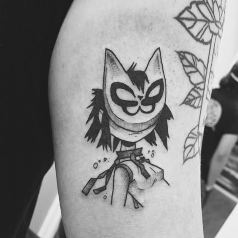 Noodle Tattoo, Moose Tattoos, Moose Tattoo, Sketches Tattoo, Gorillaz Fan Art, Astronaut Tattoo, Crazy Tattoos, Trending Tattoos, Tattoos Sleeve