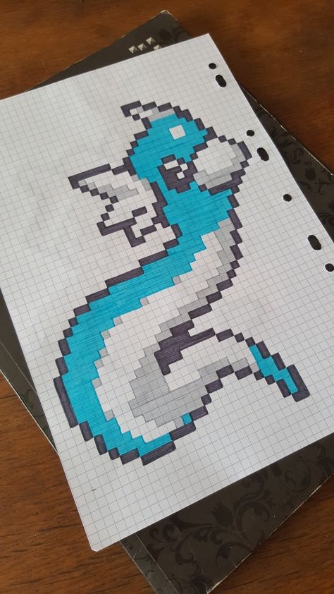 Art Pokémon, Pokemon Pixel Art, Modele Pixel Art, Pokemon Pixel, Graph Paper Designs, Pixel Art Pokemon, Pokemon Pattern, Graph Paper Drawings, Pixels Art