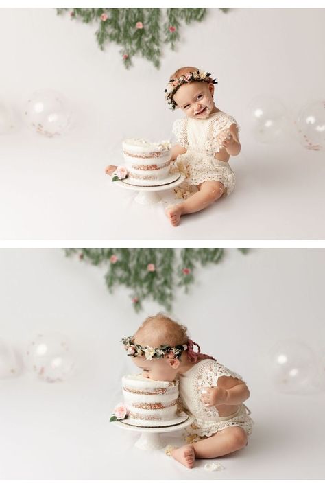 First Year Birthday Cake, One Year Birthday Cake, Outdoor Cake Smash, First Year Birthday, Fall Baby Pictures, Cake Smash Inspiration, Cake Smash Theme, Baby Birthday Photoshoot, First Birthday Photography