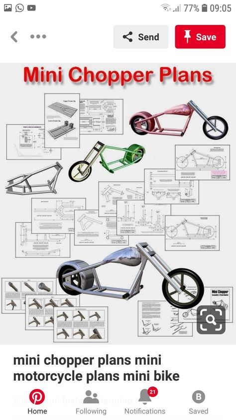 Mini Chopper Motorcycle, Chopper Frames, Custom Mini Bike, Go Kart Frame Plans, Go Kart Frame, Homemade Go Kart, Go Kart Plans, Powered Bicycle, Mini Chopper