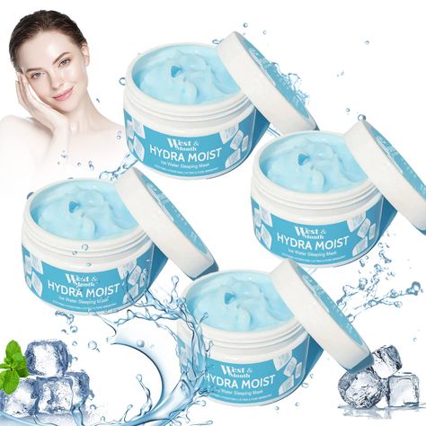 PRICES MAY VARY. [JSkin Beauty Hydra Moist Ice Water Sleeping Mask] Hydra moist moisturizer ice water sleeping mask applied at night so you can wake up to refreshed skin. A sleeping mask moisturizier is great to use when your skin is feeling lackluster. [Dual-Use Face Mask] This ultra-hydrating mask can be used as a rinse-off product or as an overnight mask to promote a plumped up, radiant complexion, keep skin feeling soft and supple, and soothe & nourish skin while you sleep! [Key Ingredients] Ice Water Mask, Ice Water Sleeping Mask Results, Ice Water Sleeping Mask, Hydra Moist Ice Water Sleeping Mask, Skin Beauty Hydra Moist Ice Water Sleeping Mask, Hydra Moist Sleeping Mask, Sleeping Face Mask, Lemon Face Mask, Night Mask