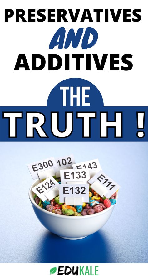 Food Additives To Avoid, Preservatives In Food, Chemicals In Food, Preservative Free Diet, Chemical Free Food, Desert Food, Good Diet, Cream Packaging, Food Education