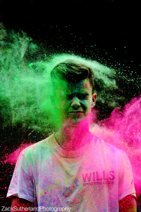 Powder paint photoshoot   Creative action powder paint colour photography neon bright fast shutter black Powder Paint Photography, Paint Colour Ideas, Powder Photography, Chalk Photography, Paint Photoshoot, Photoshoot Creative, Holi Photo, Colour Photography, Paint Photography