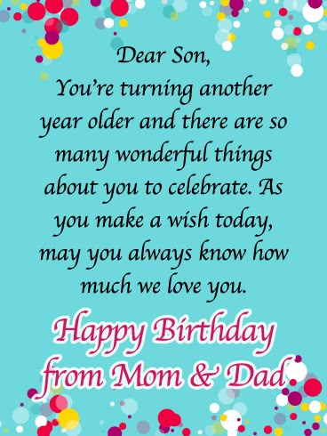 Birthday Cards for Son | Birthday & Greeting Cards by Davia - Free eCards Birthday Message For Son, Happy Birthday Son From Mom, Happy Birthday Son Wishes, Son Birthday Wishes, Happy Birthday Son Images, Love My Son Quotes, My Son Quotes, Mother Son Quotes, Birthday Msgs