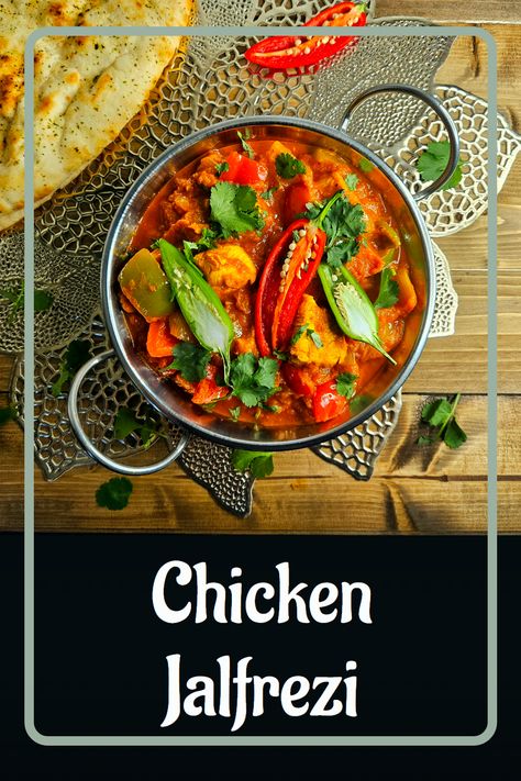 Despite its popularity among Britain’s curry houses, Chicken Jalfrezi is technically a stir-fry. Traditionally, It uses leftover roast chicken, but it can be made with vegetables for a vegan alternative or paneer for a vegetarian option. Lamb and beef can also be used,  but some tougher cuts may detract from the original dish’s traditional stir-fried elements. Chicken Recipes Stir Fry, Leftover Roast Chicken Recipes, Chicken Jalfrezi Recipe, Jalfrezi Recipe, Chicken Jalfrezi, Leftover Roast Chicken, The Original Dish, Roast Chicken Leftovers, Chilli Chicken