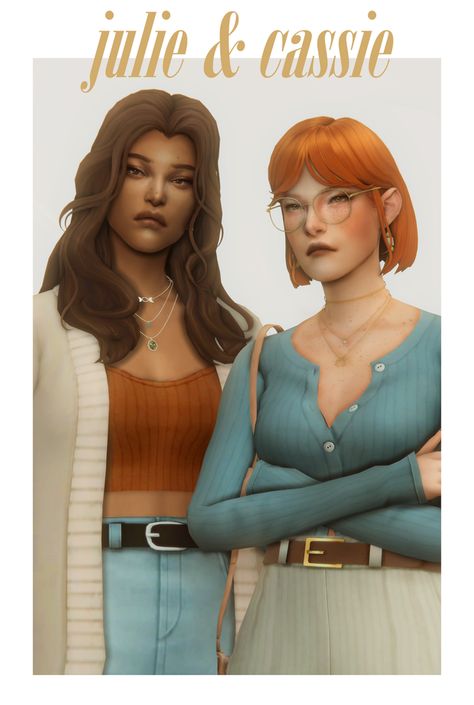 «julie & cassie» hairs | clumsyalien on Patreon Cassie Hair, Sims 4 Nails, Lotes The Sims 4, Alien Clothes, Sims 4 Cheats, Play Sims 4, Sims 4 Anime, Pelo Sims, The Sims 4 Packs