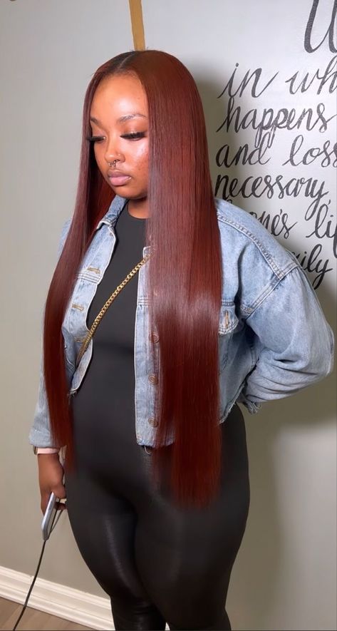 Color Braids, Goddess Braids Hairstyles, Quick Weave Hairstyles, Dyed Hair Inspiration, Dyed Natural Hair, Hair Ponytail, Natural Styles, Business Hairstyles, Red Head