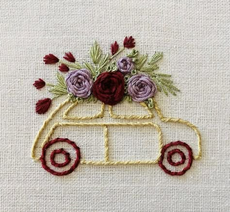 Whipped Back Stitch, Back Stitch Embroidery, Embroidery Stitches Beginner, Embroidery Patterns Flowers, Clothes Embroidery Diy, Clothes Embroidery, Simple Hand Embroidery Patterns, Diy Embroidery Designs, Astuces Diy