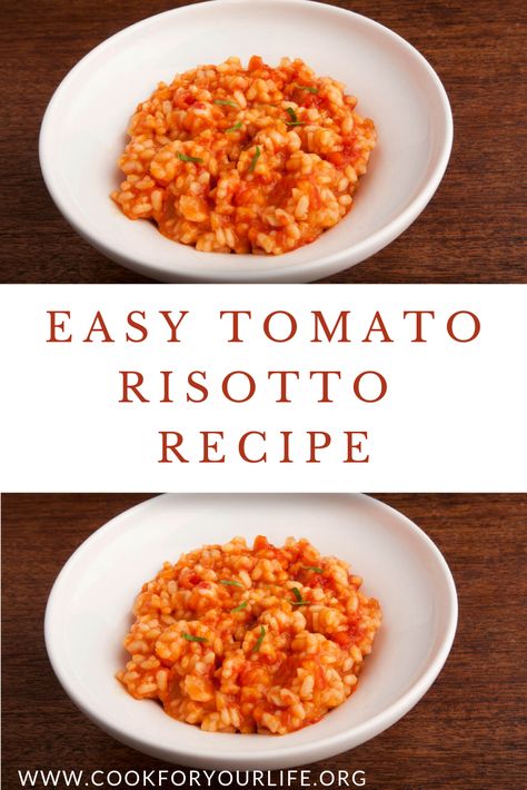 Tomato Risotto Recipes, Easy Dinner For Two, Dinner For Two Recipes, Risotto Recipes Easy, Easy Dinners For Two, Tomato Risotto, Diner Recept, Roasted Vegetable Recipes, Budget Recipes