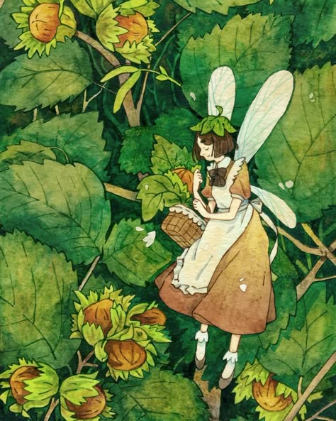 Fairy In The Forest, Fairy Illustration, Vintage Fairies, Arte Inspo, Fairytale Art, Forest Fairy, Ethereal Art, Fairy Art, 영감을 주는 캐릭터