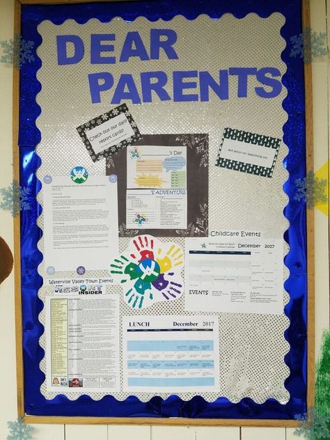 Parents information board waterville valley childcare. Parent Info Board Ideas Daycare, Parent Bulletin Board Ideas Daycare, Parent Information Board Daycare, Parent Board Ideas Daycare, Parent Bulletin Boards, Information Bulletin Boards, Toddler Bulletin Boards, Communication Ideas, Preschool Director