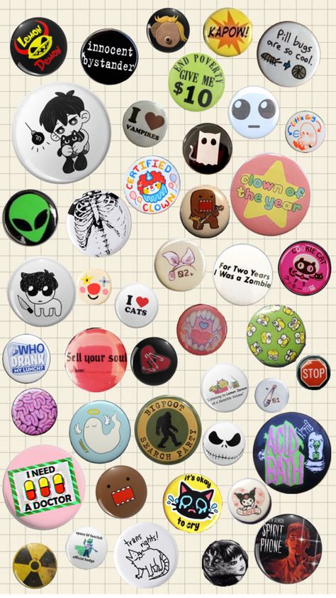 Pin Button Design, Pin Template, Black And White Stickers, Scrapbook Book, Diy Pins, Handmade Pins, Cool Pins, Love Stickers, Coloring Stickers