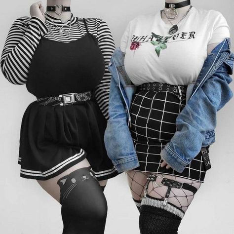 Emo Plus Size Outfits, Plus Size Emo Outfits, Edgy Outfits Plus Size, Plus Size Goth Outfits, Plus Size Grunge Fashion, Goth Outfits Plus Size, Plus Size Grunge Outfits, Plus Size Outfits Aesthetic, 90s Emo