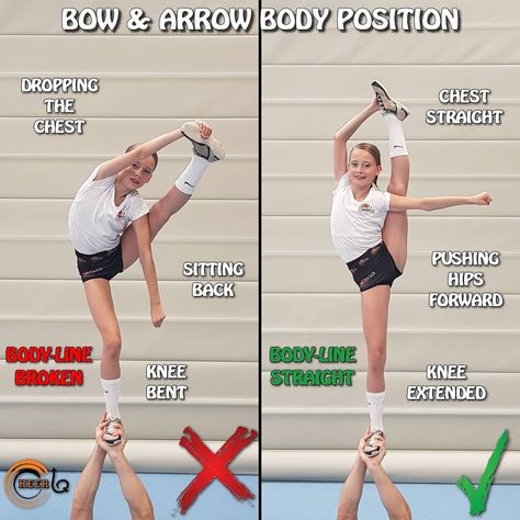 Bow And Arrow Cheer, Cheer Diet, Cheer Flexibility, Cheer Tips, Cheer Stretches, Cheerleading Tips, Cheer Moves, Cheer Jumps, Cheerleading Workouts