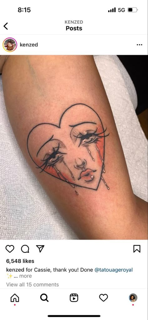 Floral Tatoos, Clown Face Tattoo, Tattoos For Women Arm, Cupid Tattoo, Petit Tattoo, Clever Tattoos, Stylist Tattoos, Diy Tattoo, Halloween Skeleton