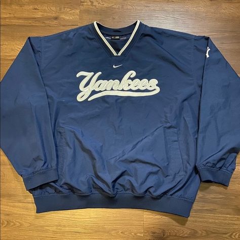 Y2k Nike New York Yankees center swoosh windbreaker Y2k New York, Windbreaker Outfit, Navy Nike, Virtual Wardrobe, Poshmark Y2k, Nike Vintage, Nike Windbreaker, Y2k Nike, Locker Room