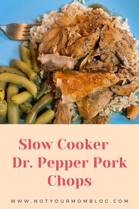 Dr Pepper Pork Chops, Dr Pepper Pork, Pepper Pork Chops, Pepper Pork, Crockpot Pork Chops, Crockpot Pork, Chops Recipe, Gluten Free Rice, Crock Pot Slow Cooker