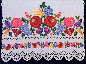 FolkCostume&Embroidery: Embroidery of Kalocsa, Bács-Kiskun county, Hungary Stitch Head, Hungarian Embroidery, Chain Stitch Embroidery, Embroidery Book, Quick Stitch, Elegant Embroidery, Learn Embroidery, Womens Ministry, Folk Embroidery