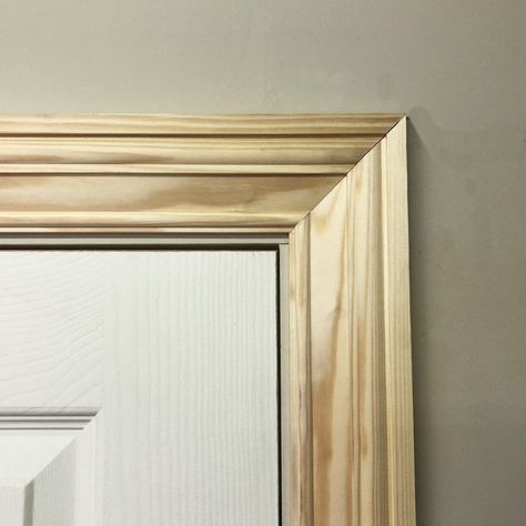 Ogee Skirting Board, Door Architrave, Home Tiles Design, Architrave Door, Wood Door Frame, Plaster Cornice, Door Frame Molding, House Main Door, Wall Panel Molding