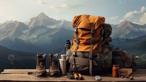 Trekking Equipment, Trekking Shoes, Camping Equipment, Mountain Backpack, Trekking, Flask, Coffee Cup, A Photo, Coffee Cups