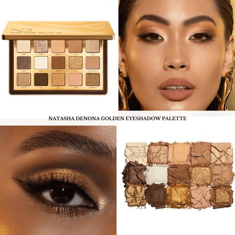 Sneak Peek! Natasha Denona Golden Eyeshadow Palette Star Eyeshadow, Golden Eyeshadow, Makeup News, Gold Palette, Natasha Denona, Sneak Peek, Eyeshadow Palette, Beauty Products, Beauty Makeup