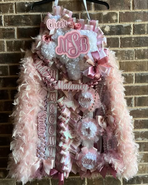 Texas Shape Mums Homecoming, Texas Hoco Mum, Texas Shaped Mums Homecoming Senior, Pink And White Mums Hoco, Texas Senior Mum, Texas Shaped Homecoming Mums, Heart Shaped Homecoming Mums, Texas Shaped Mum, Texas Mums Homecoming