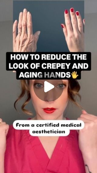 KENDRA DRUMM✨🇨🇦 on Instagram: "How to reduce crepey hands ! Here’s some tips with products you may already have at home 💕✨  ~  #agingtips #aginggracefully #agingbackwards #medicalesthetician #skincaretips101 #skincareforall" How To Make Hands Look Pretty, How To Get Pretty Hands, Make Hands Look Younger, Younger Hands, Beauty Education, Crepe Skin, Wrinkles Hands, Medical Esthetician, Medical Aesthetician