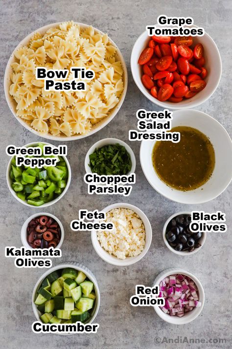 Bow Tie Feta Pasta Salad, Chicken Artichoke Pasta Salad, Pasta Feta Salad, Chopped Pasta Salad Recipes, Greek Feta Pasta Salad, Feta Cucumber Pasta Salad, Feta Pasta Salad Recipes, Pasta Salad Recipes With Feta Cheese, Now Tie Pasta Salad