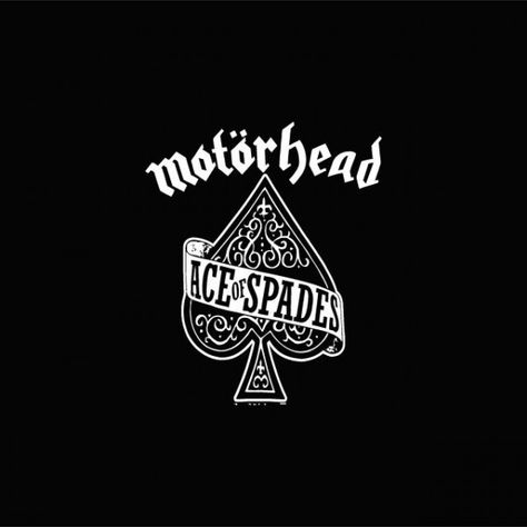 ACE OF SPADES Motorhead Ace Of Spades, Lemmy Kilmister, 2nd Year, All About Music, Ace Of Spades, Thrash Metal, Cool Logo, Album Covers, Music