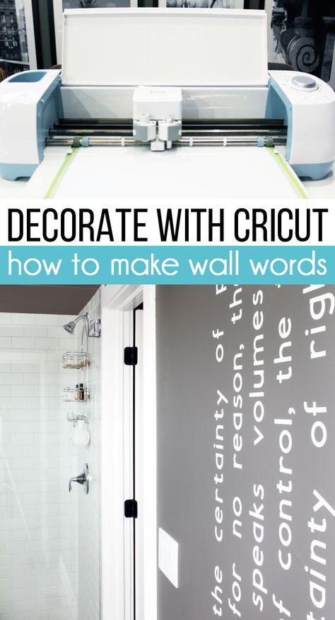 #ad Wall words are a great way to personalize your decor, and making them is simple using a Cricut machine and removable vinyl. Get the step by step tutorial, and more Cricut home decor inspiration! Cricut Wall Decals, Vinyl On Wall, Cricut Home Decor, Wall Decals Laundry, Cricut Home, Books For Women, Removable Vinyl Wall Decals, Wall Words, Diy Wall Decals