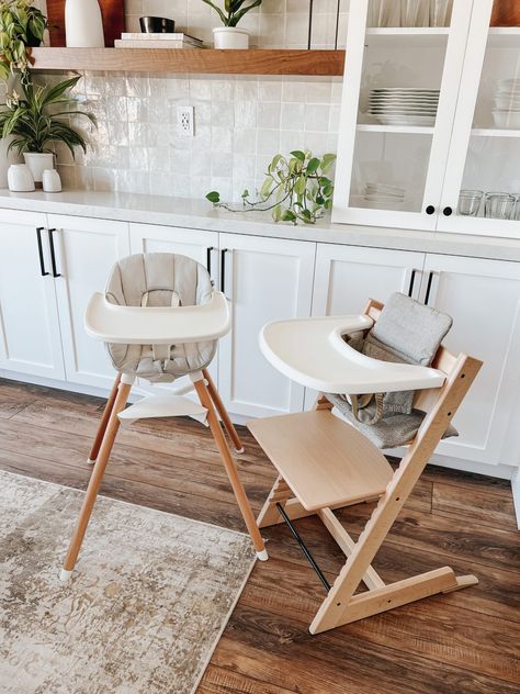 High Chair Showdown: Lalo vs. Stokke Kitchen High Chairs, Best Baby High Chair, Stokke High Chair, Best High Chairs, Ikea High Chair, Wooden High Chairs, Stokke Tripp Trapp, Toddler Chair, Safety Harness