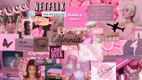 #aesthetic #pink #wallpaper #collage #aestheticwallpaper # Wallpaper Pink Aesthetic, Pink Wallpaper Laptop, Wallpaper Notebook, Laptop Wallpaper Desktop Wallpapers, Pink Wallpaper Girly, Cute Laptop Wallpaper, Cute Desktop Wallpaper, Mac Wallpaper, Wallpaper Tumblr