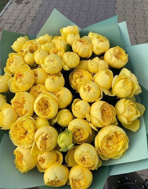 Yellow Peonies, Yellow Bouquets, Boquette Flowers, Flowers Bouquet Gift, Nothing But Flowers, Flower Therapy, Peonies Bouquet, Beautiful Bouquet Of Flowers, Luxury Flowers