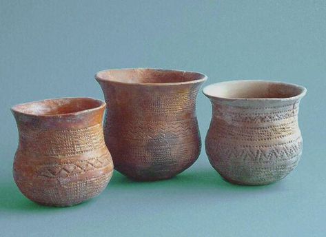 Clay Pinch Pots, Pottery Form, Traditional Pottery, Ancient Pottery, Ancient Vikings, Native American Pottery, Beakers, Iron Age, Bronze Age