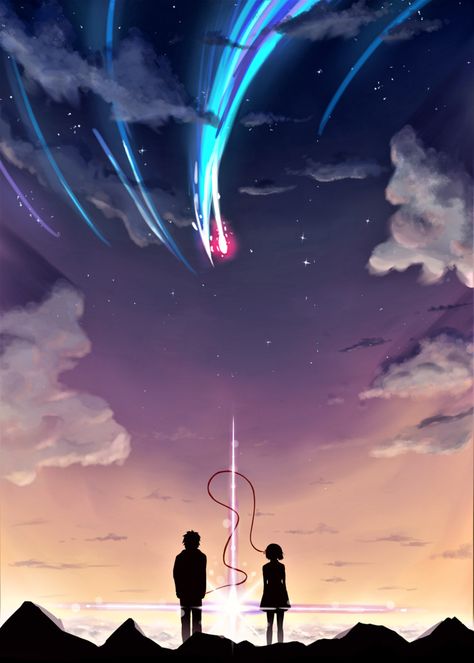 Kimi No Na Wa Wallpaper, Kimi No Nawa, Your Name Wallpaper, Your Name Anime, Anime Lock Screen Wallpapers, Kimi No Na Wa, Anime Backgrounds Wallpapers, Name Wallpaper, Anime Scenery Wallpaper