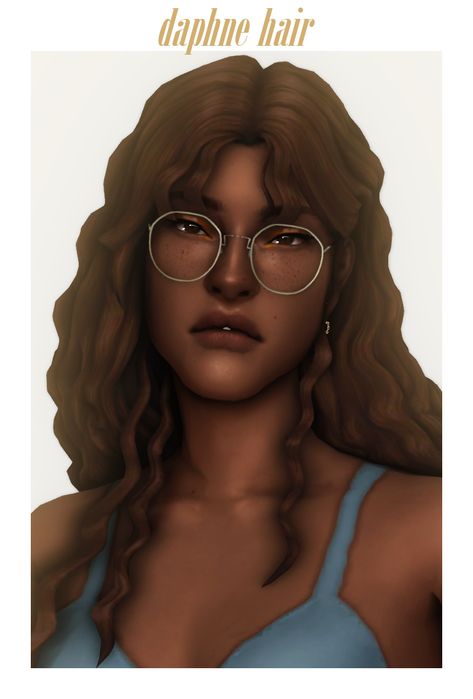 Sims 4 Cc Female Hair Curly, Sims 4 Long Curly Hair, Sims 4 Curly Hair Maxis Match, Sims 4 Cc Wavy Hair, Curly Hair Cc Sims 4, Sims 4 Wavy Hair, Daphne Hair, Sims 4 Curly Hair, Gaming Things