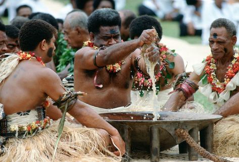 Kava Ceremony in Fiji Kava Bar, Kava Tea, Fiji Culture, Fly To Fiji, Fiji Beach, South Pacific Islands, Fiji Islands, Overwater Bungalows, Best Bars