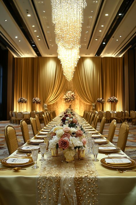 Elevate your special day with regal gold wedding theme inspirations! Discover 10 luxurious ideas that make your celebration truly unforgettable. From stunning decor to elegant details, explore how to create a dream wedding that dazzles.   #RegalWedding #GoldWeddingTheme #WeddingInspiration #LuxuryWedding #WeddingDecor #BridalIdeas #WeddingPlanning #ElegantWeddings #DreamWedding #WeddingIdeas #EventInspiration #GlamorousWeddings #TrendyWeddings #WeddingGoals #UniqueWeddings #WeddingDetails Gold White Wedding Theme, Gold Reception Decor, Quince Decor, Gold Reception, Wedding Theme Inspiration, Theme Inspiration, White Wedding Theme, Gold Wedding Theme, Wedding Black