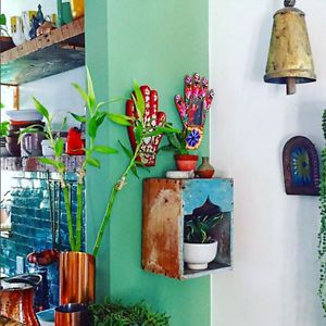 Breakfast Room Green, Open Showers, Jungalow Style, Justina Blakeney, Tiny Plants, Green Walls, Boho House, String Of Pearls, Handmade Box