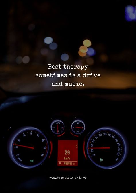 Driving Is My Therapy, Driving And Music Quotes, Car Therapy Quotes, Car Drive Captions, Car Pic Captions Instagram, Driving Car Captions Instagram, Car Quotes For Instagram, Drive Quotes, Lotto Win