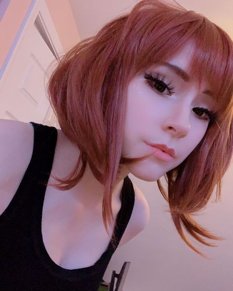 Ochako Uraraka Haircut, Uravity Cosplay, Ochaco Cosplay, Ochako Uraraka Cosplay, Ochako Cosplay, Uraraka Cosplay, Mha Dr, Ochaco Uraraka, My Hero Academia Cosplay