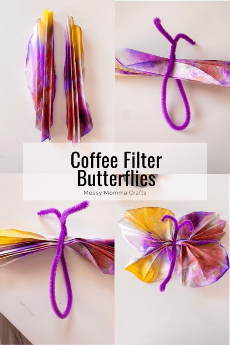 Perfect for kids and adults alike, these vibrant butterflies are sure to bring a touch of whimsy to any space. Ready to spread your crafting wings? Head to Messy Momma Crafts for step-by-step instructions and let your imagination take flight! Coffee Filter Butterflies, Easter Teacher Appreciation, Easy Craft For Kids, Coffee Filter Crafts, Make Coffee, Diy Butterfly, Spring Crafts For Kids, Coffee Crafts, Butterfly Crafts