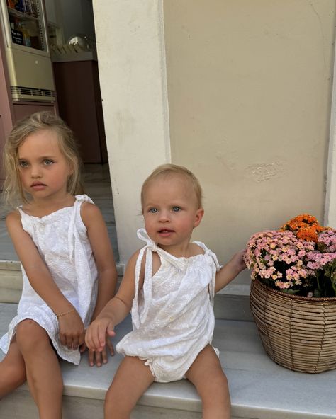 Another gorgeous day in Greece wearing LM ofc 🤍 #lollymay Kid Aesthetic, Blonde Kids, Blonde Babies, Kids Inspo, Kids Aesthetic, Future Mommy, Moms Goals, Twin Outfits, Kids Ootd