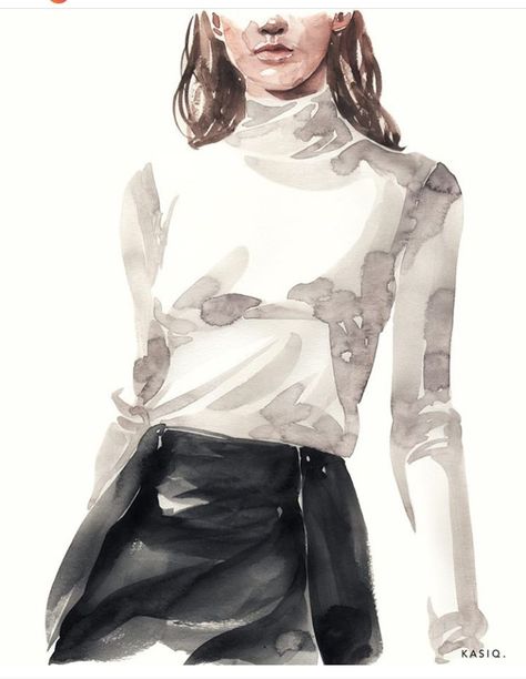 Kasiq Jungwoo, Watercolor Fashion Sketch, Fashion Illustration Watercolor, Blond Amsterdam, Watercolor Fashion, Fashion Sketchbook, Fashion Illustration Dresses, 수채화 그림, Fashion Illustration Sketches