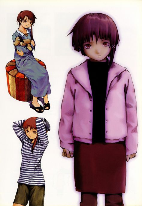 Video Game Fashion, Lain Iwakura, Serial Experiments Lain, Anime Fashion, Silly Goofy, Arte Dc Comics, Iphone Layout, Old Anime, Aesthetic Pics