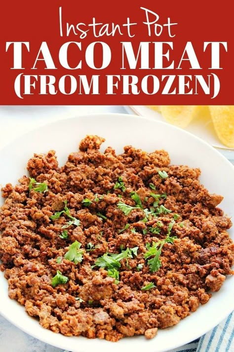 Instapot Taco Meat, Instant Pot Taco Meat, Instapot Ideas, Mexican Recipies, Ground Turkey Tacos, Ip Recipes, Future Chef, Paleo Foods, Recipes Mexican