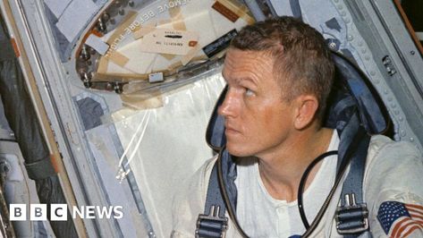 Astronaut who led Apollo 8 mission dies aged 95 - BBC News Apollo Moon Missions, Dynamic Posing, Nasa History, Apollo Program, Space Stuff, Apollo Missions, Merritt Island, Moon Missions, Nasa Astronauts